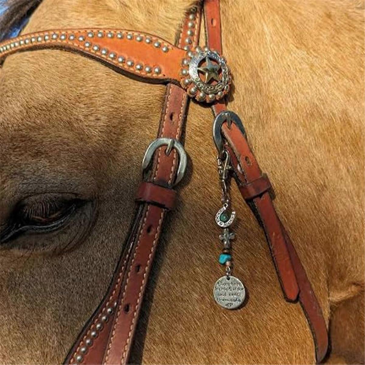 Saddle and bridle charm clip, saddle and bridle charm clip, C
