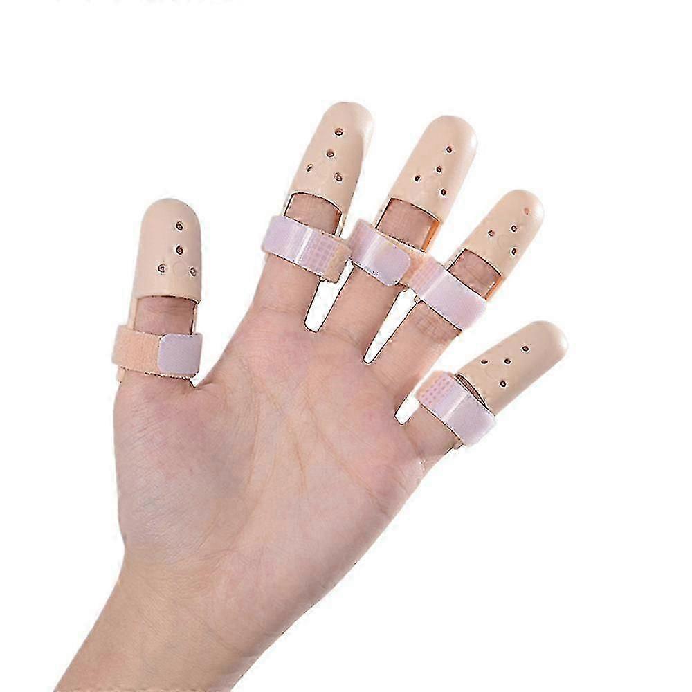 Plastic Adjustable Finger Splint Finger Protector For Sports TW