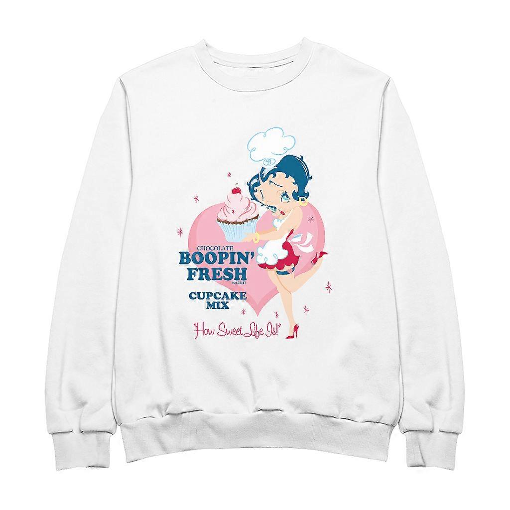 Betty Boop Cupcake Mix Men's Sweatshirt