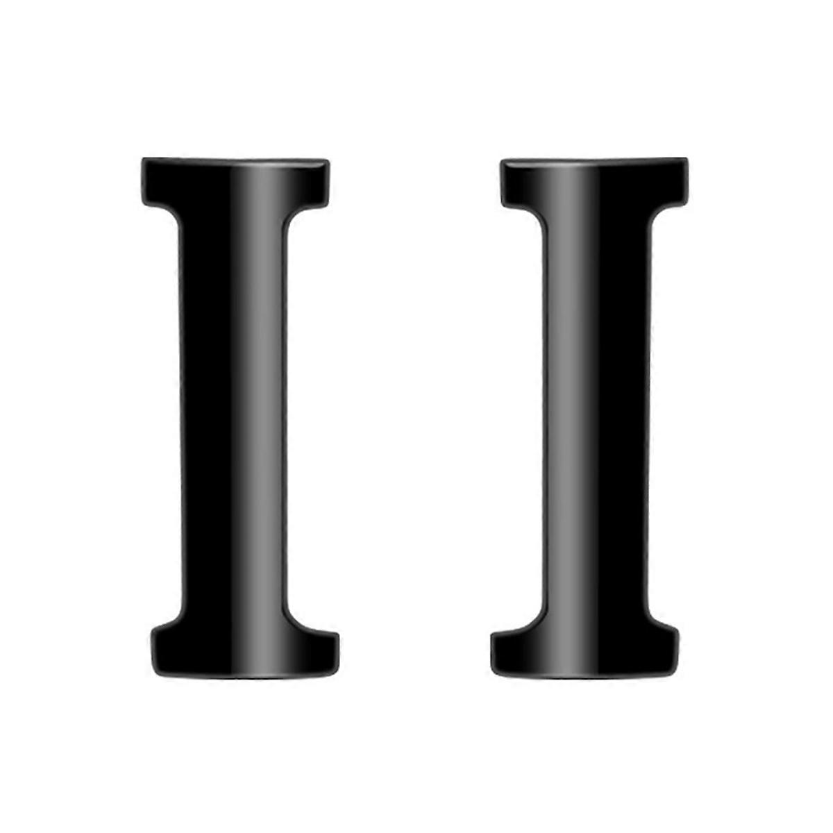 Middle Door Inner Handle Button Trim Sticker for Gloss Black