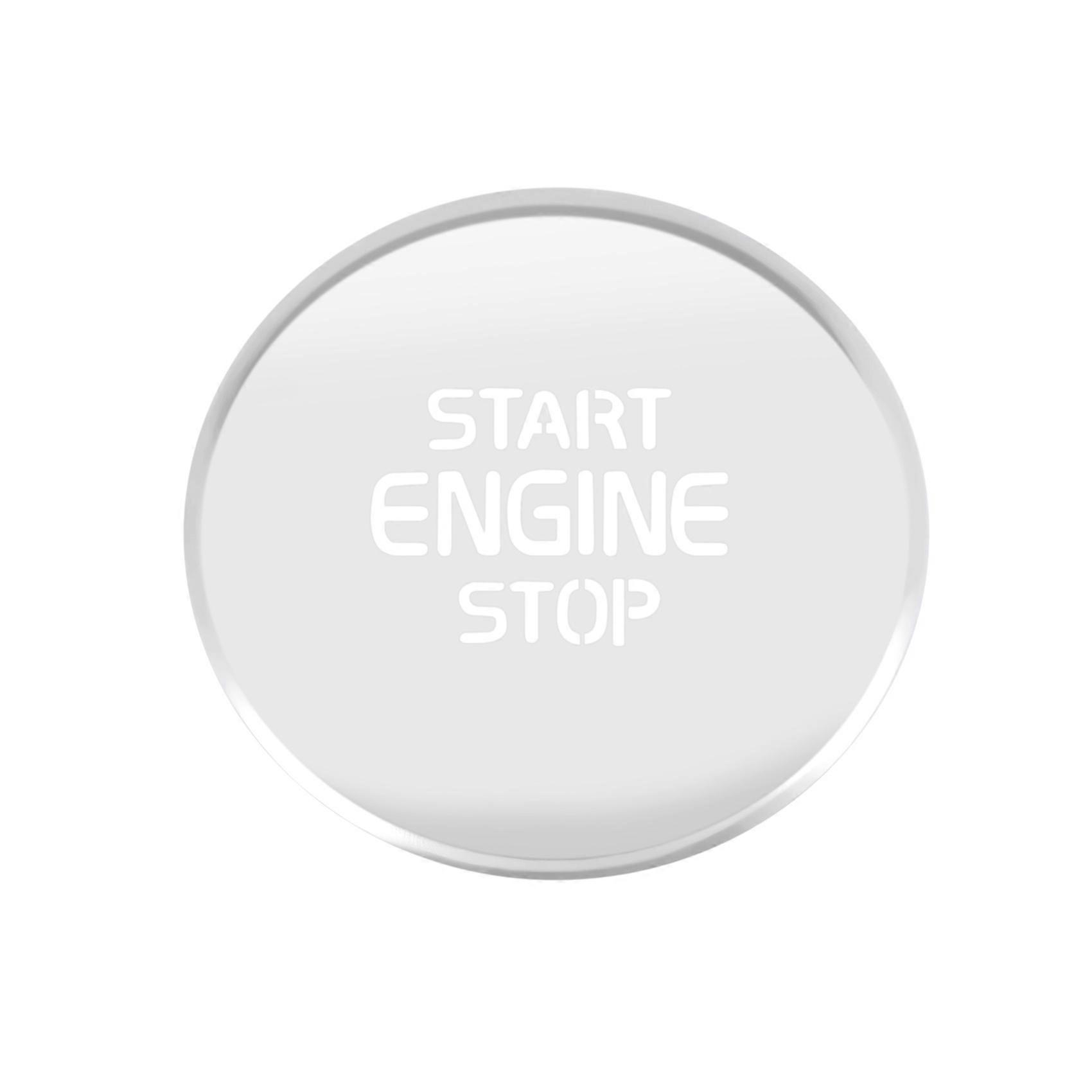 for Volvo Xc40 Ignition Key Switch Decoration Sticker 18-2020 Silver