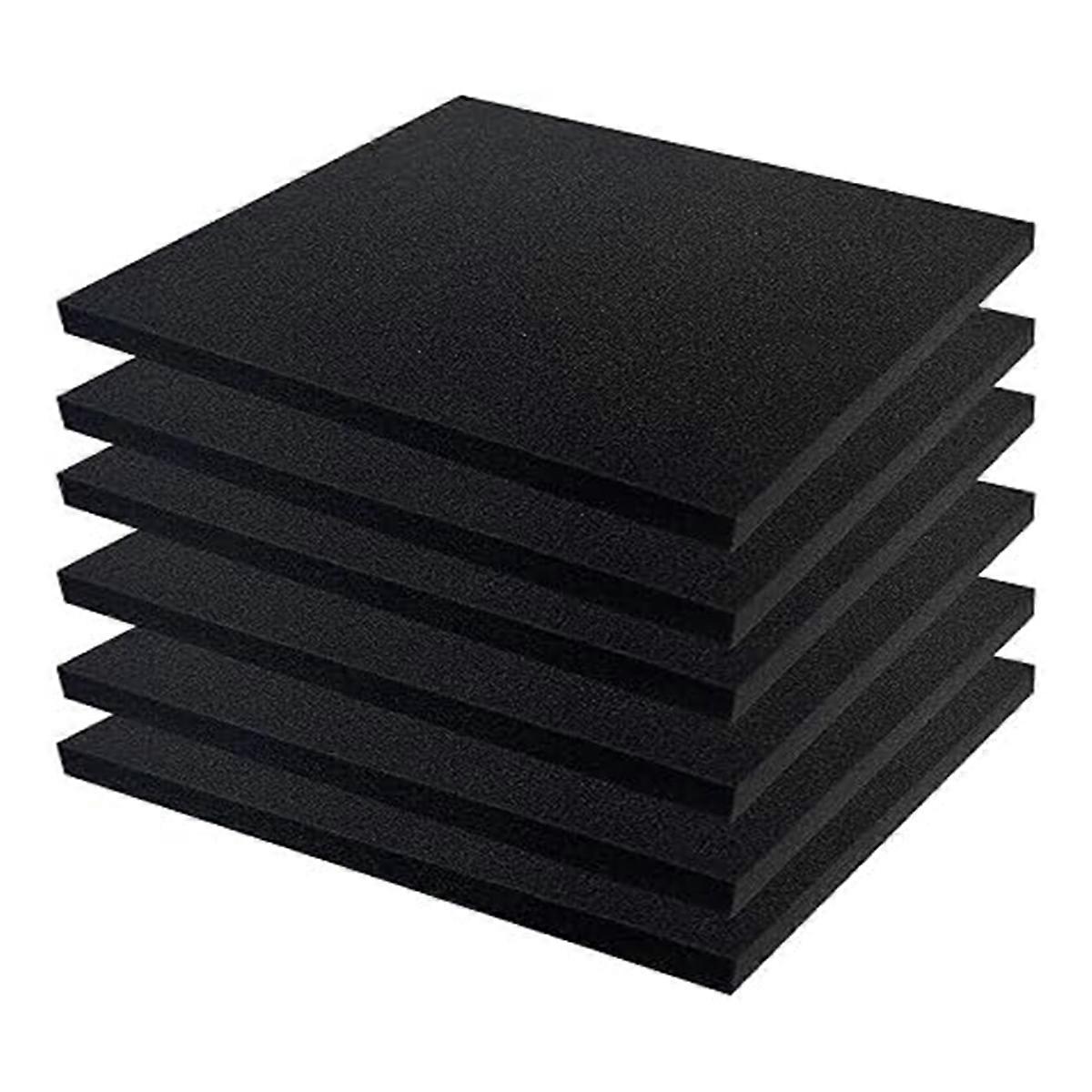 6 PCS Polyurethane Foam Pads for Case Packaging Toolbox, 40X30X3cm