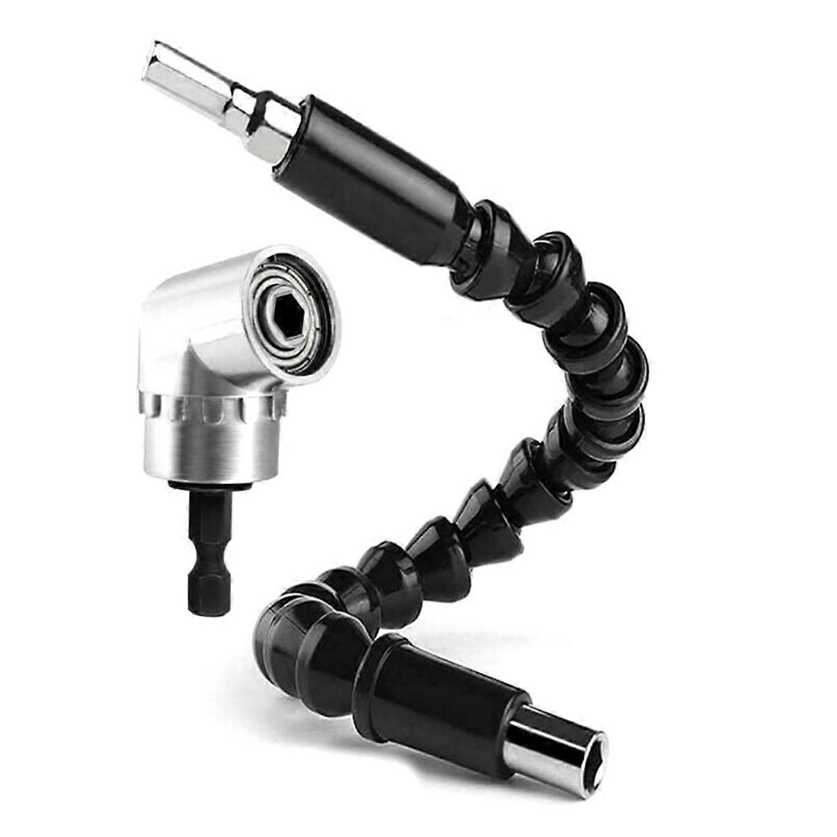 105 Degree Right Angle Drill Adapter Flexible Shaft Extension