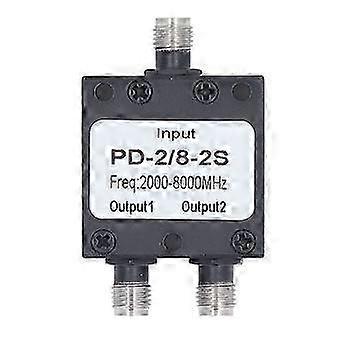 SMA Power Divider 2 Way 2 To 8GHz Low Insertion Loss High Isolation RF Power Splitter for Antenna Sy