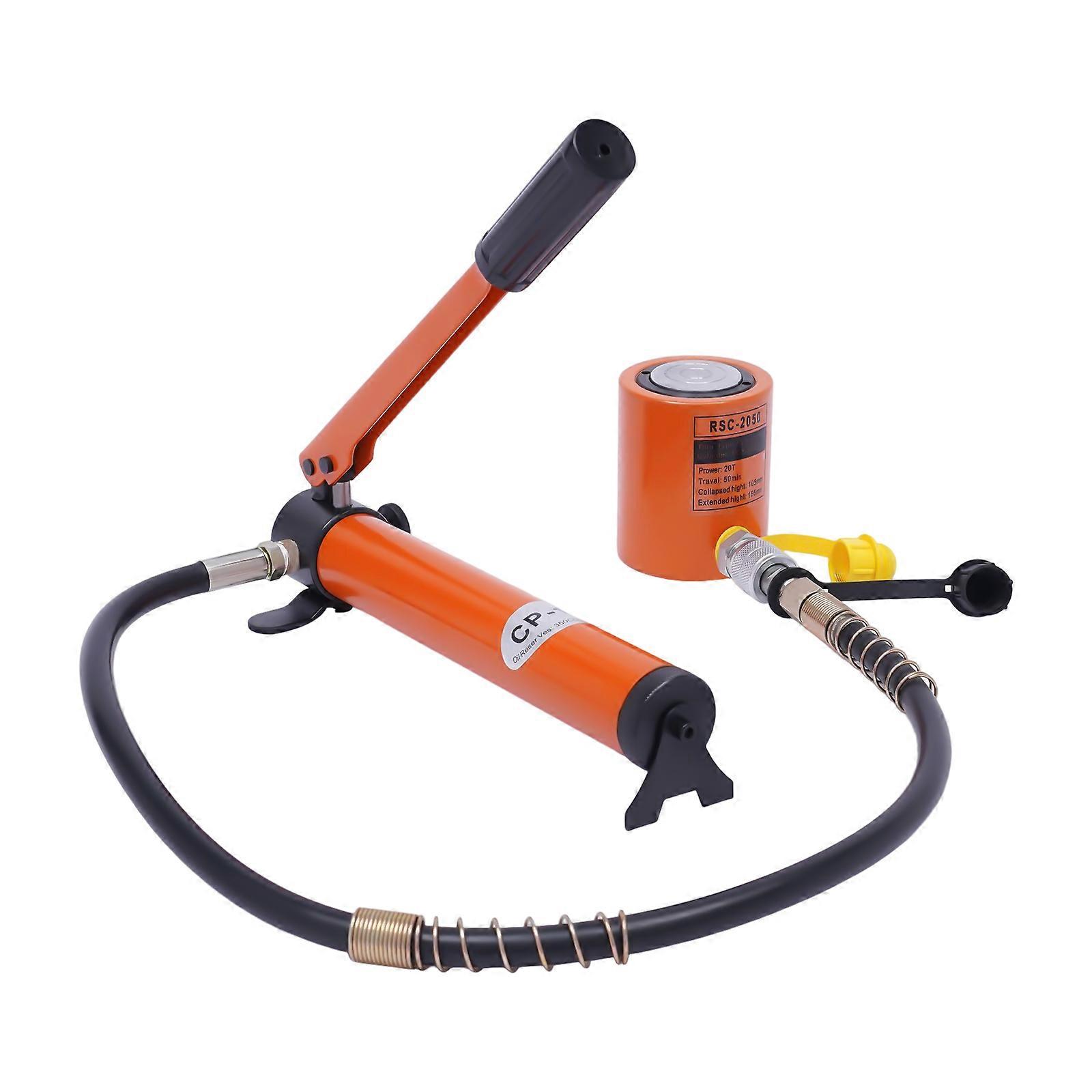 20T Manual Hydraulic Pump Set Portable Hydraulic Ram Jack