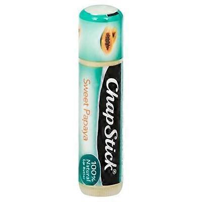 ChapStick 100٪ زبدة شفاه طبيعية بابايا حلوة 0.15 أونصة / 4 جم