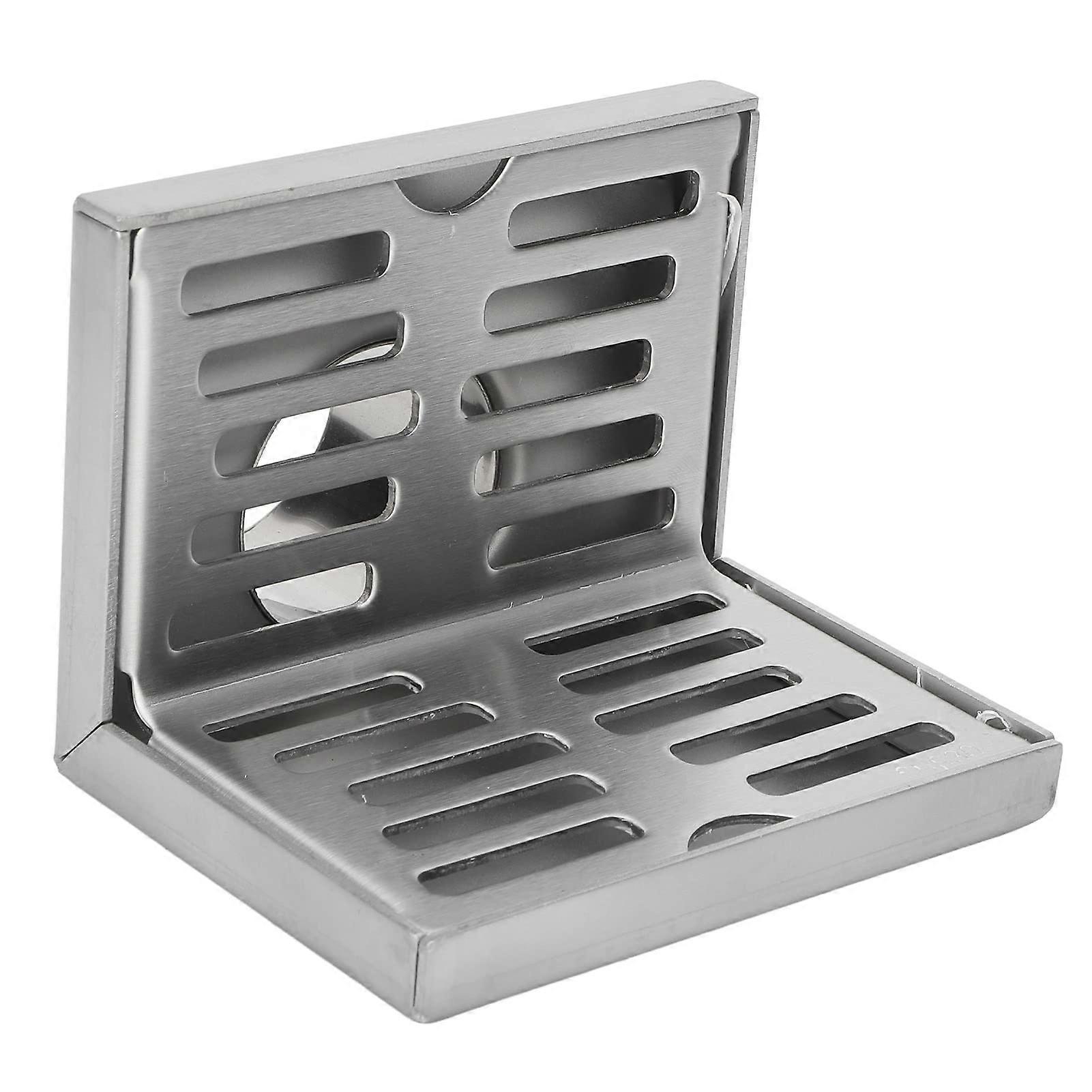 Stainless Steel Floor Drain for Bathroom 4.1 cm Diameter Round Grate