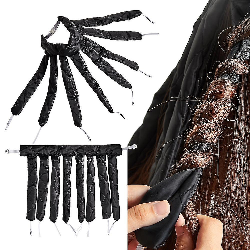 Black Hair Roller No Heat Curl Products Mirzian 16 Pcs Jumbo Hair