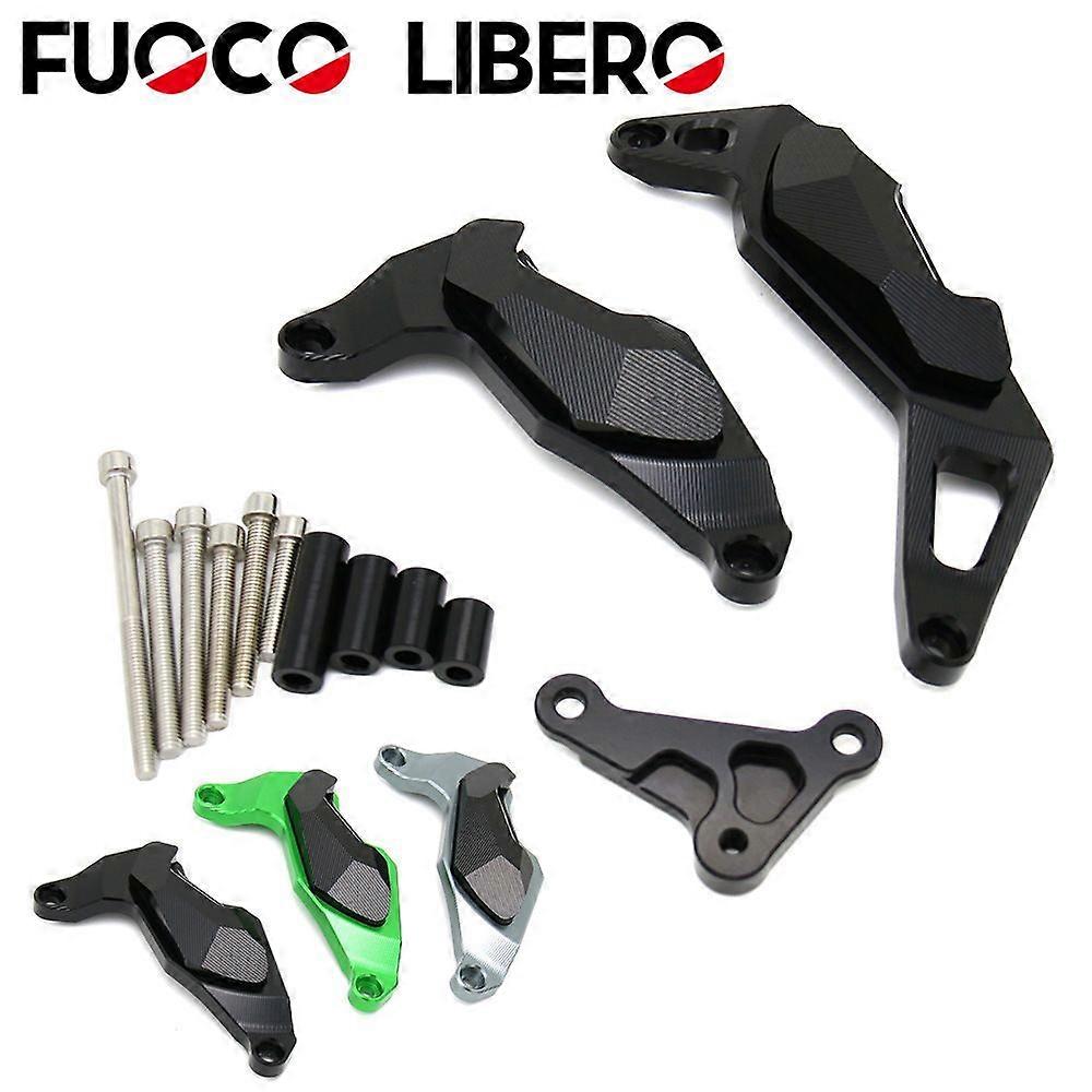 Applicable To Kawasaki Ninja Ninja400 17-19 Modified Engine Protection Block Anti-Fall Glue Side Cover