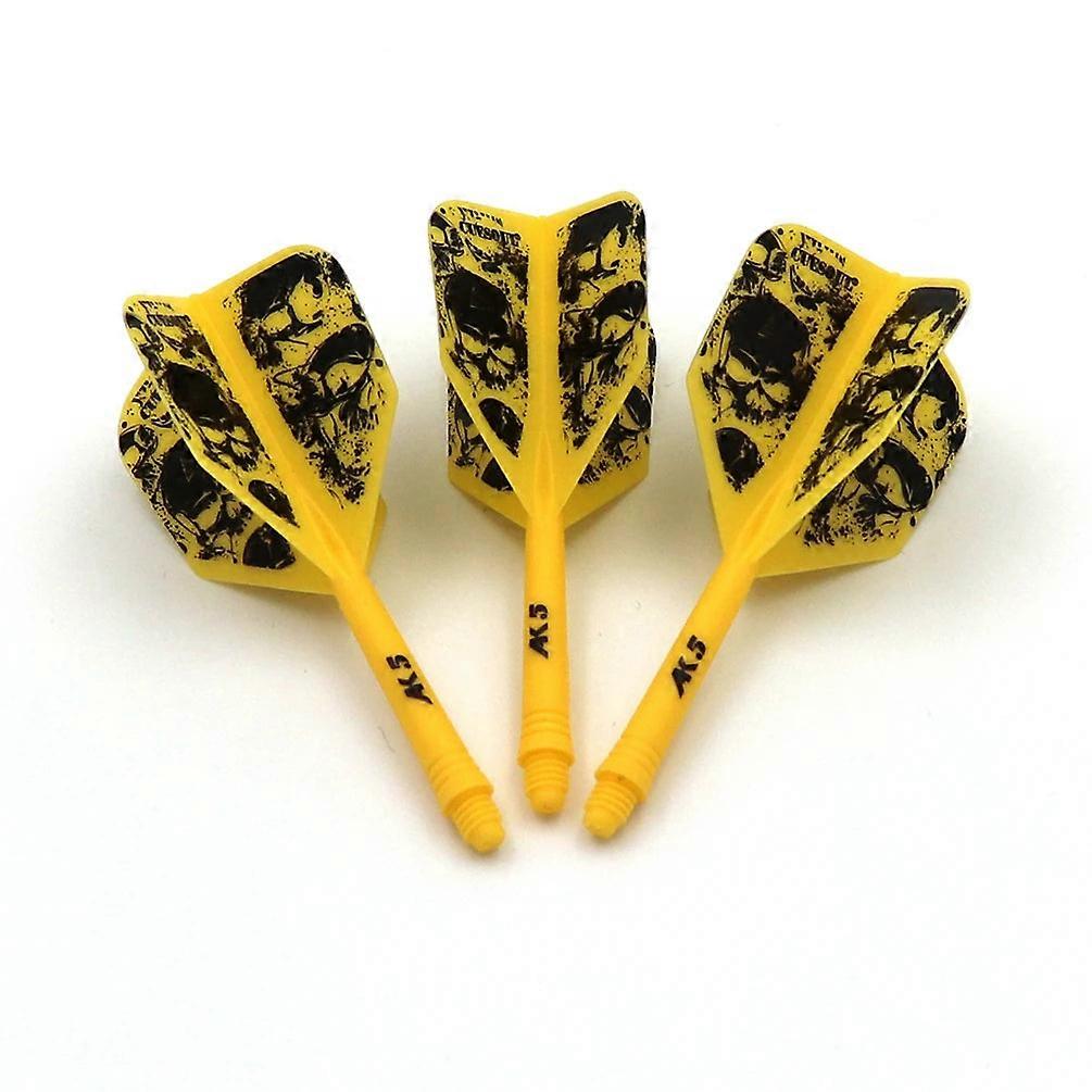 21mm Dart Shafts With Standard Flights Set - One-piece