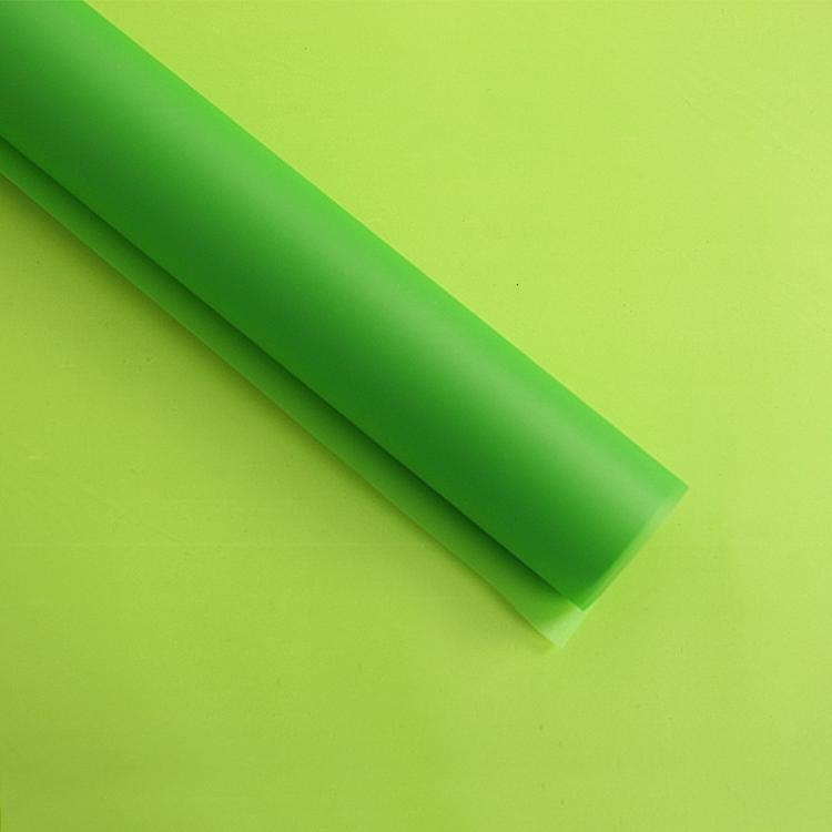 20 Sheets / Pack Flower Wrapping Paper Matte Paper Gift Paper Translucent Wrapping Paper Material, Colour: Fruit Green