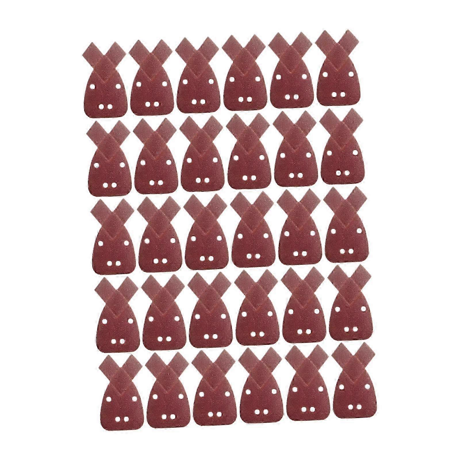 30Pcs Replacement Sanding Pads for Mouse Sander, Triangle Disc Accessory, Multipurpose Sandpaper Pads