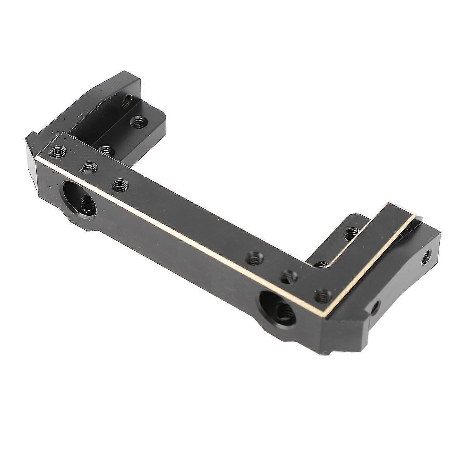 SCX10 II RC Auto Messing Front Stoßstange Servo Montagehalterung - Schwarz
