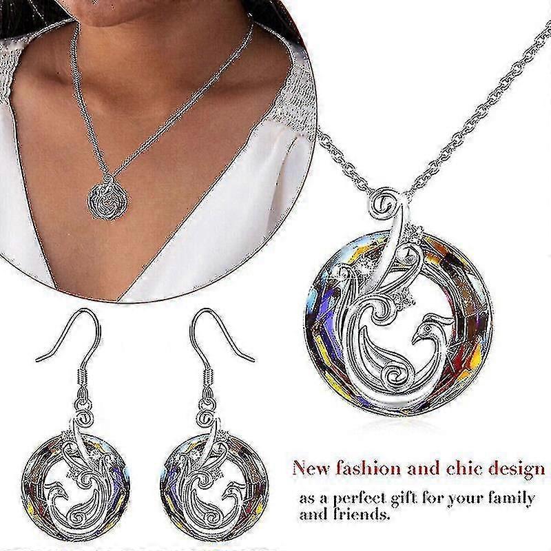 Orecchini colorati Cristallo Phoenix Collana