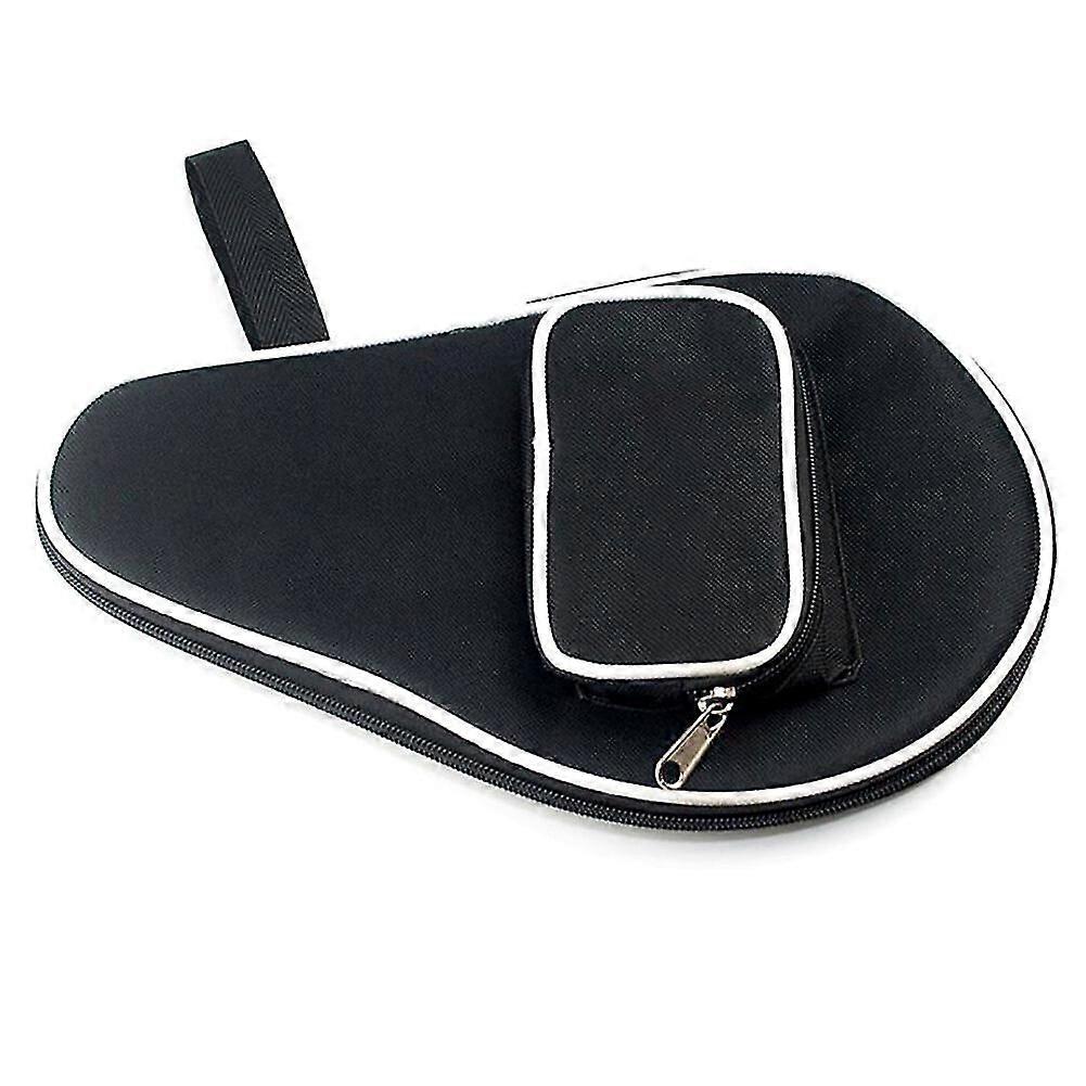 Professional Table Tennis Racket Case with Oxford Cover and Ball Holder - Blue