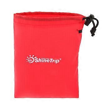 Camping Aufbewahrungstasche Kordelzug Sack Tasche Karabiner Seil Organizer 6x14,5cm