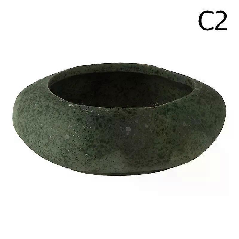 Creative Lotus Seedpod Ceramic Vase Zen Tea Table Desktop Japanese Ikebana Flower Arrangement Utensils Ceramic Stone Sand Decor