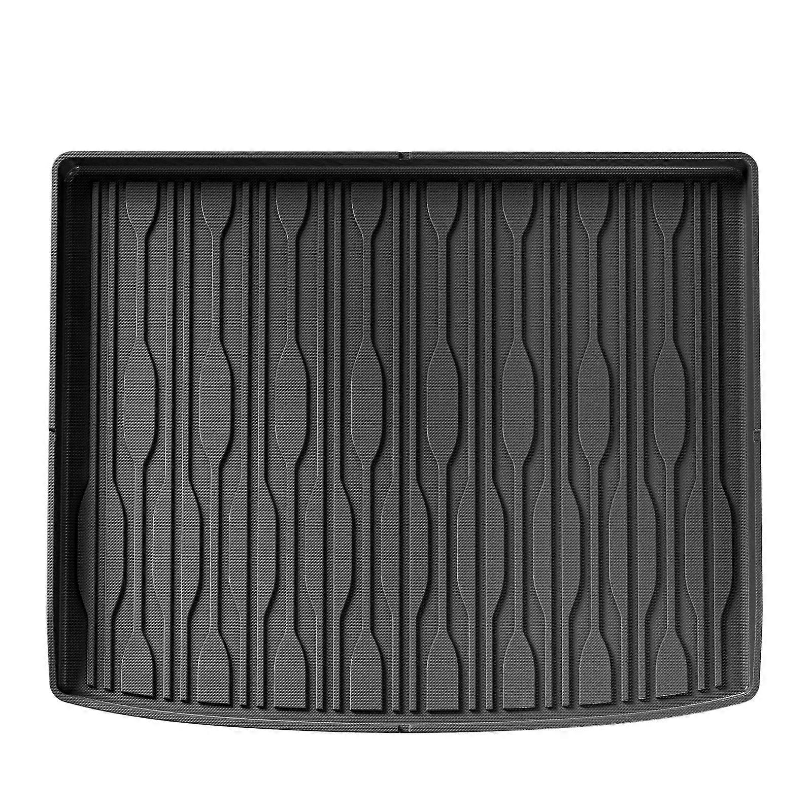 for BYD ATTO3 ATTO 3 YUAN PLUS Car Floor Mats Trunk Pad TPE 3D Foot Mat Odorless Tray Set BLACK