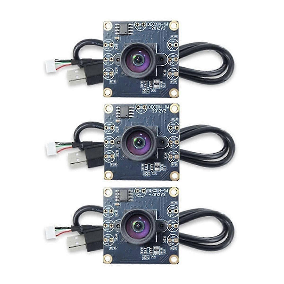 Module de caméra à 100 degrés 1MP OV9732 1280x720 USB 3Pcs