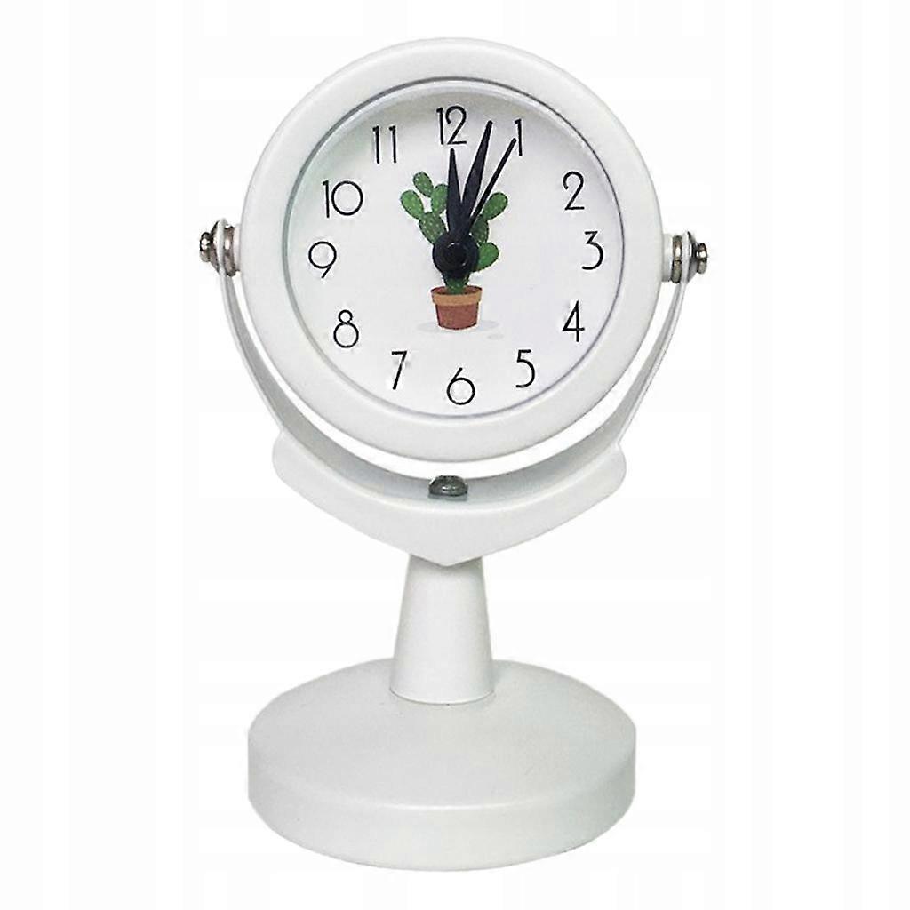 Small Round Standing Clock Table Clock Time