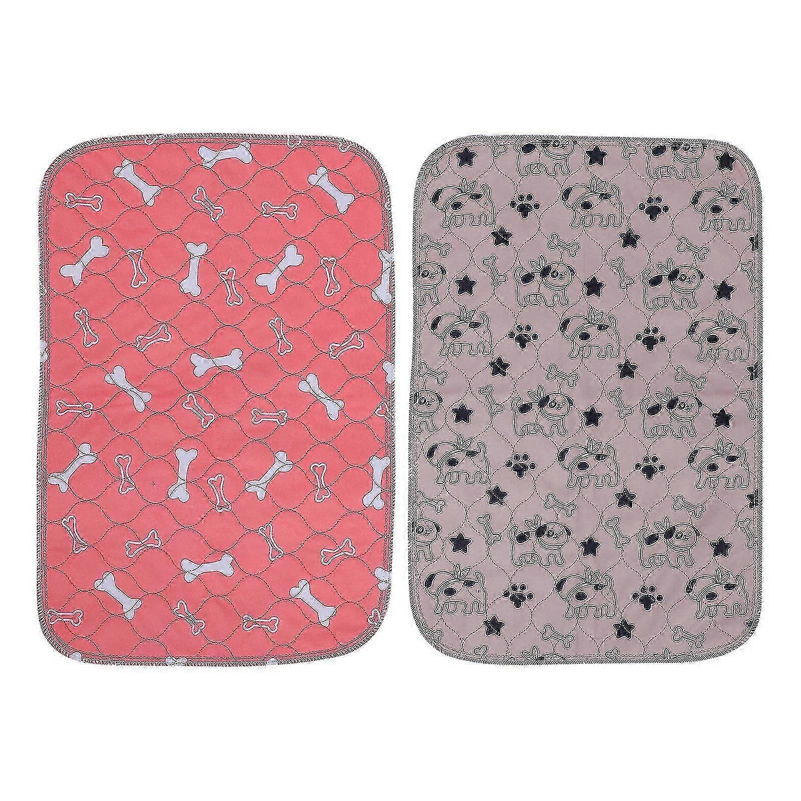 2 Pcs Puppy Training Pads Cat Pee Pad Reusable Pee Pads Absorbing Pee Pads Dog Training Pee Mat Pee Pee Pads-FCY lucky