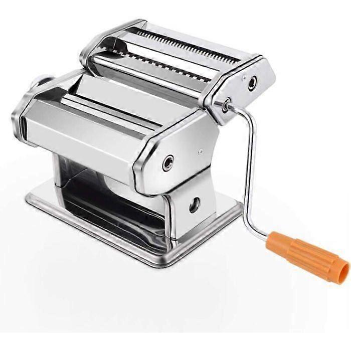 Manual Pasta Machine, Noodle Width 2/4.5MM, Tabletop Mountable, for Spaghetti/Fettuccine/Ravioli/Lasagna, 20.5