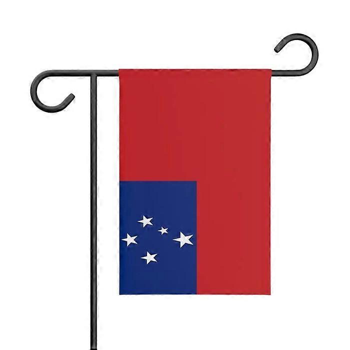 Flag - Samoa - 32 x 47.5 cm - Polyester - Double-sided Print - Multicolored