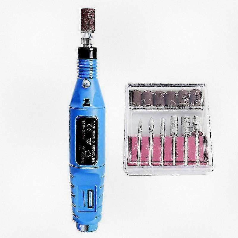 Electric Mini Sander with 6 Sanding Heads, 4 Adjustable Speeds from 3000 to 20000 RPM, Suitable for Various Applications