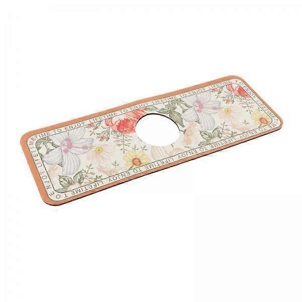 2xWasserhahn Abtropfmatte Waschbecken Ablasspad hinter Wasserhahn für Küche Badezimmer