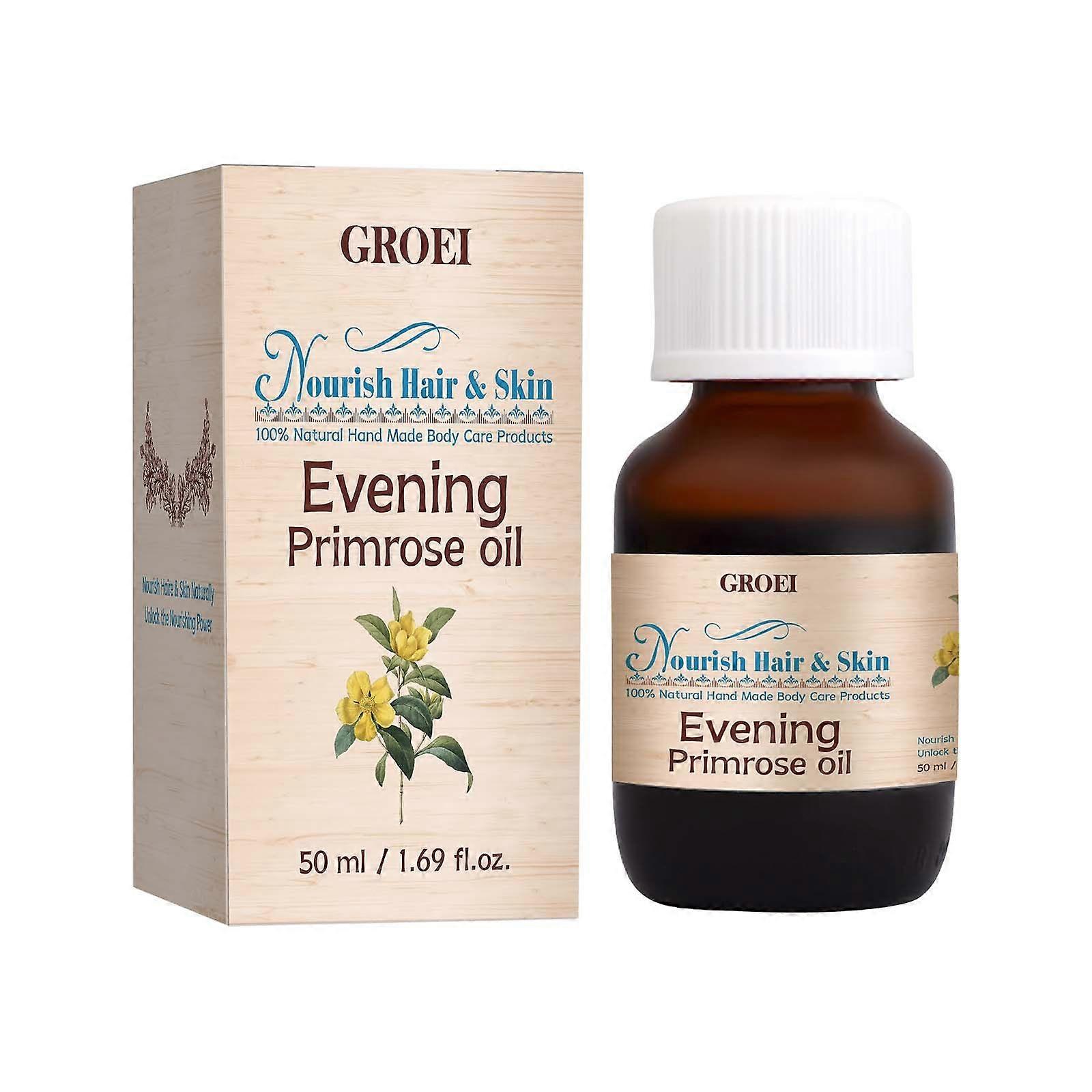 顔のための月見草オイル、スキンケアのための月見草オイル、マッサージのための月見草オイル、アンチエイジングのための天然月見草オイル、顔、