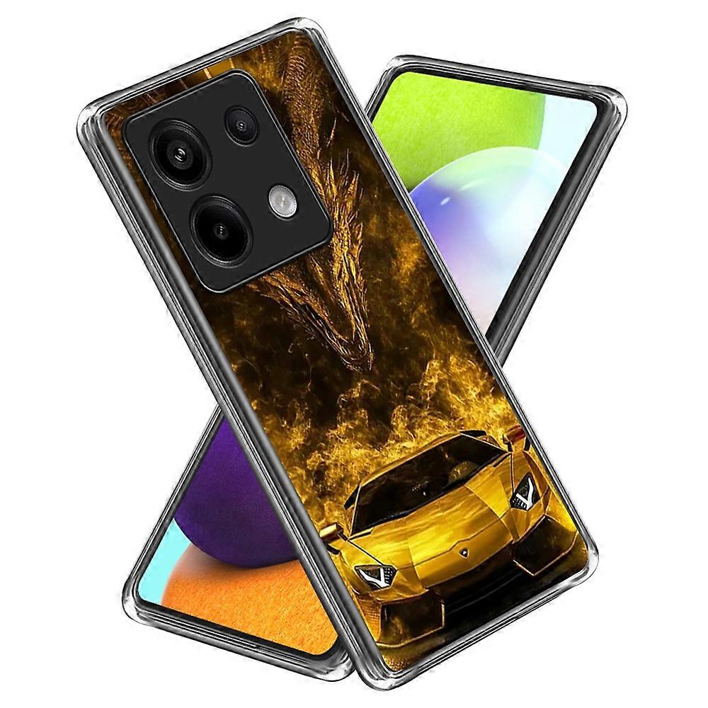 For Xiaomi Redmi Note 13 Pro 5G/Poco X6 5G Case Pattern Printed Shockproof TPU Phone Cover