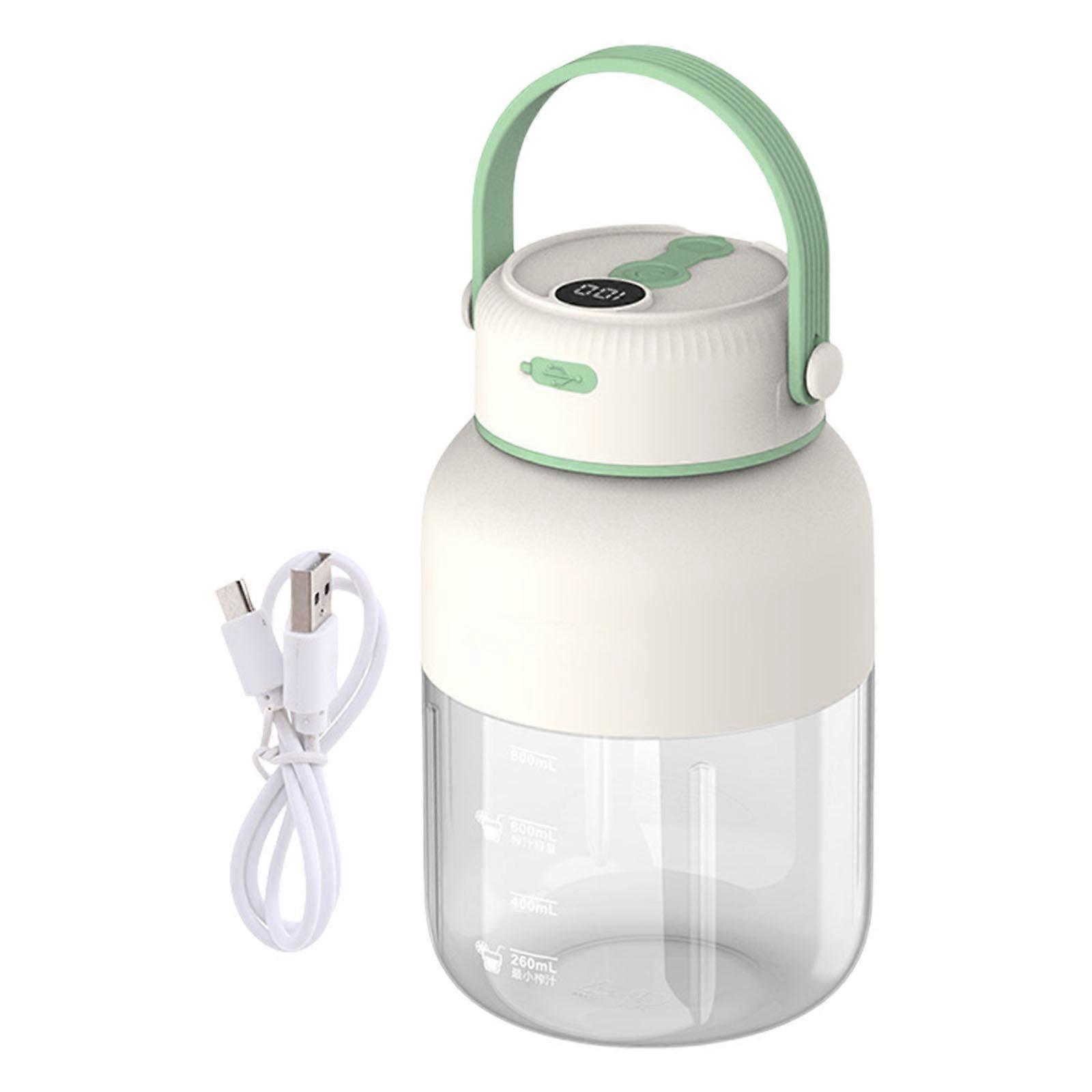 Stainless Steel Blade Juicer Cup with Real Time Power Display Easy Cleaning Blender Juice Maker for Office Home Use