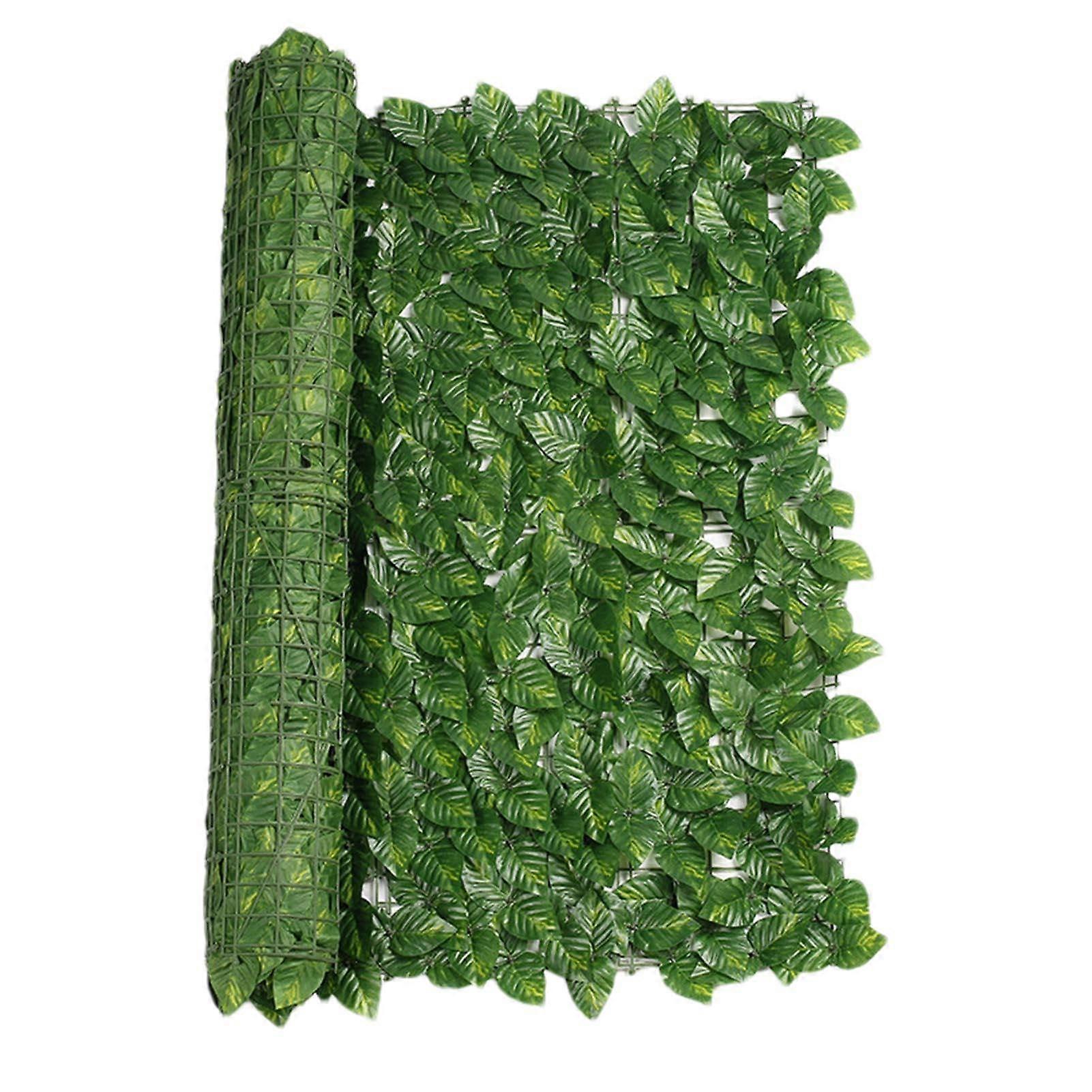 Artificial Ivy Privacy Fence 0.5 m x 2 m, UV-Protected Privacy Screen For Outdoor Garden Wall, Hedge Roll And Fence Roll