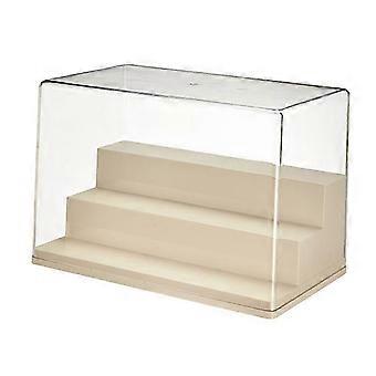 Größe M Dreischichtige Stufen-Blindbox-Vitrine Actionfigur Sammlerstück Durchsichtiger Aufbewahrungsbehälter