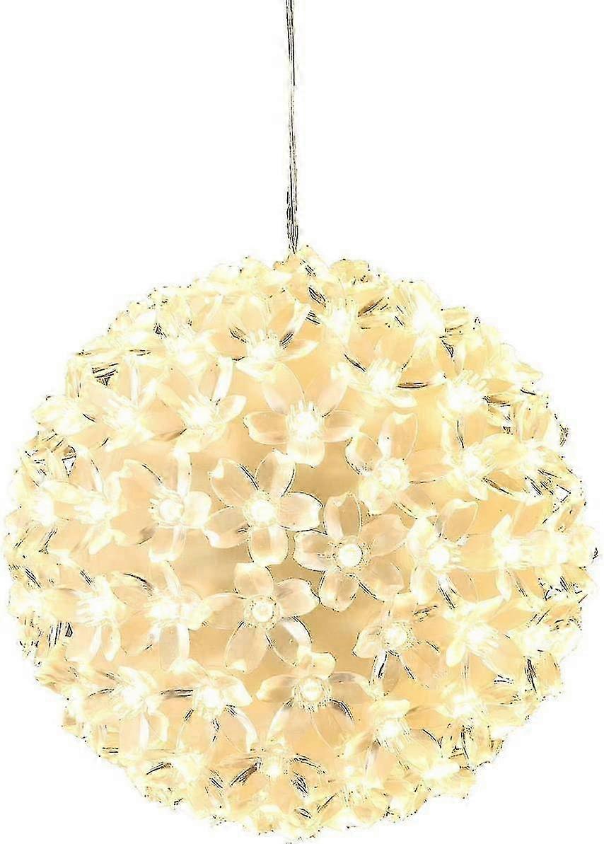 100 led boule lumineuse boule lumineuse blanc chaud décoration de Noël boule lumières de Noël Noël env. 15 cm