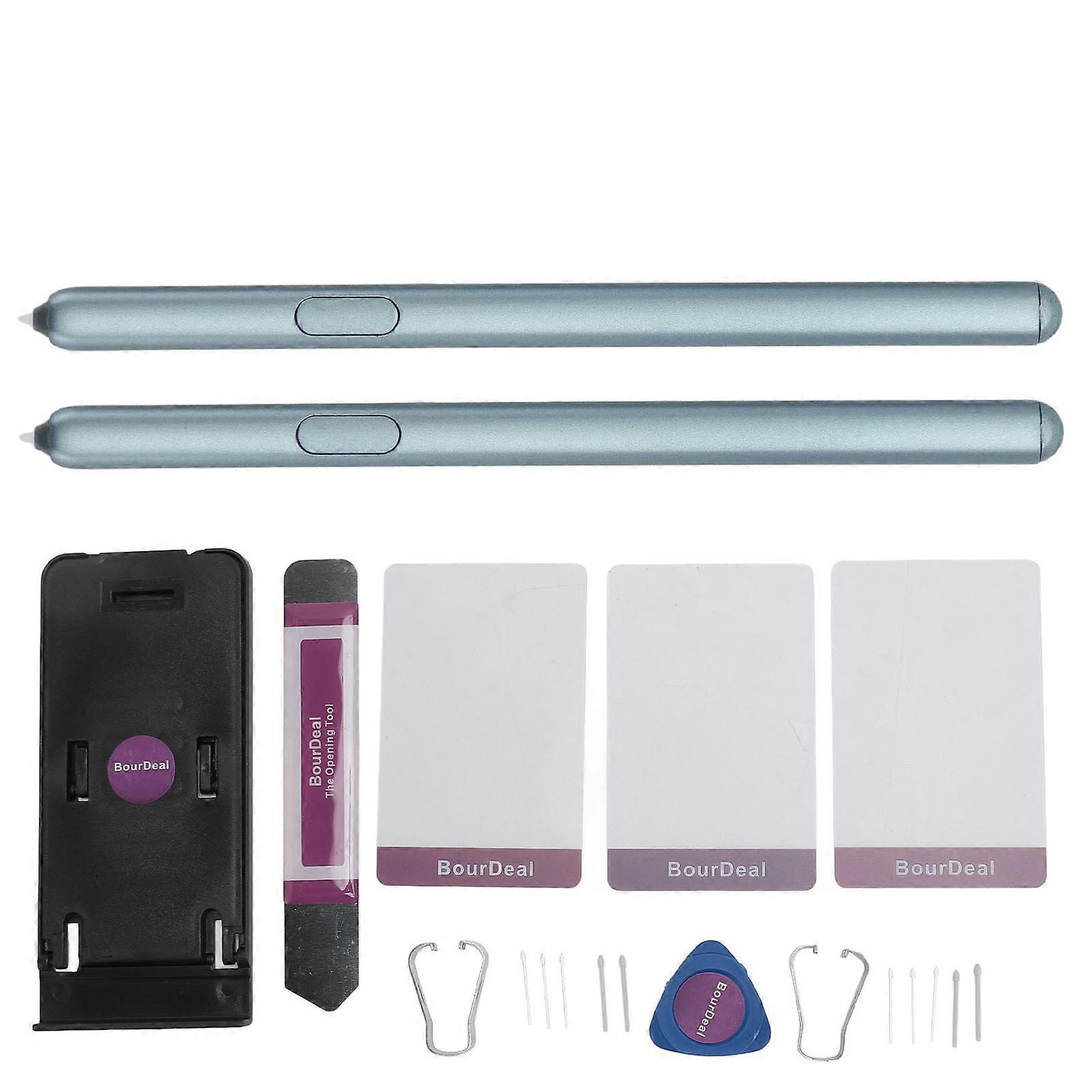 Tablet Stylus Pen Professional High Sensitivity Precise Control Touch Screen Pen with 10pcs Replacement Nibs for Galaxy Tab S6 Blue