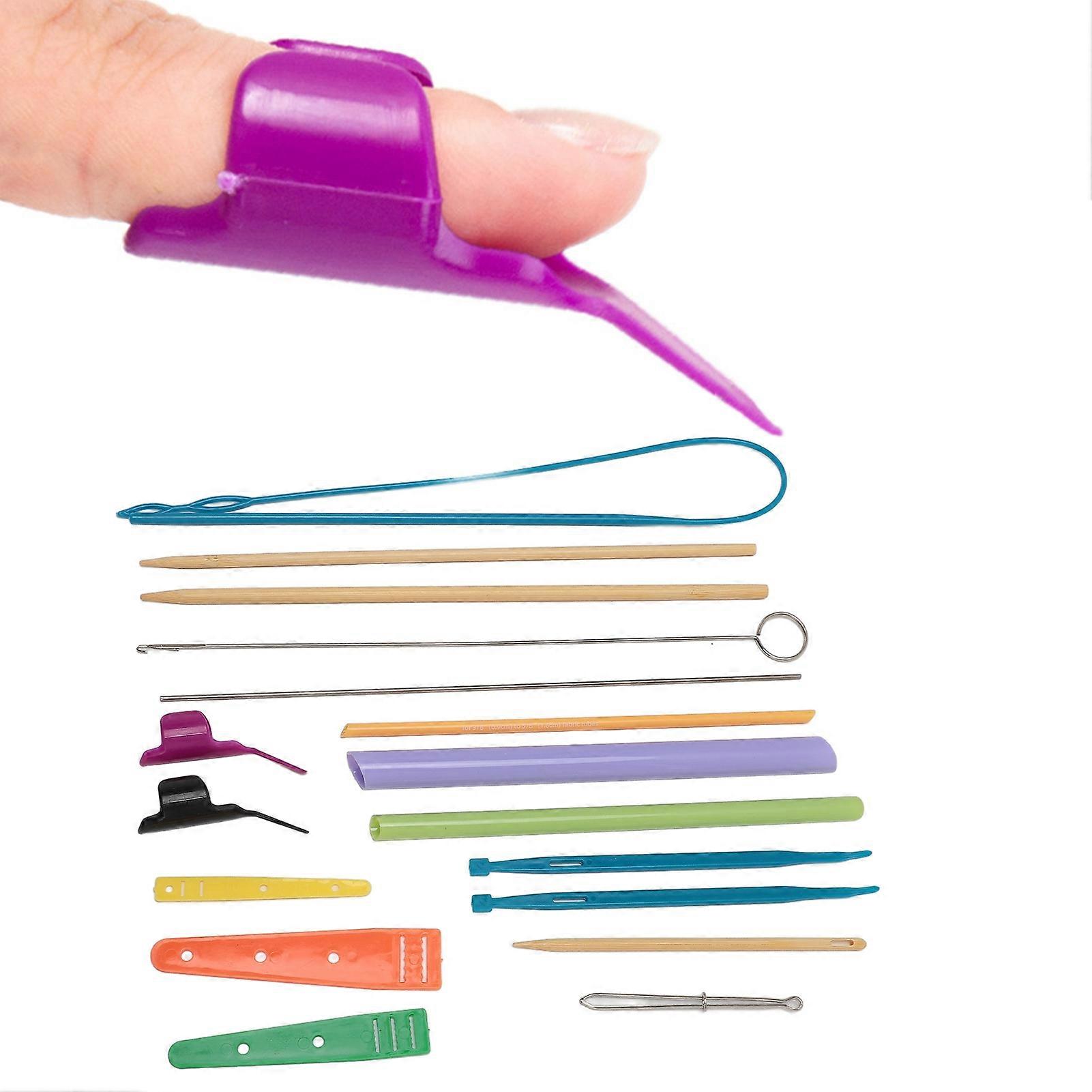 Quick Turn Fabric Set Adjustable Multifunctional Colorful Plastic Tube Turning Tool
