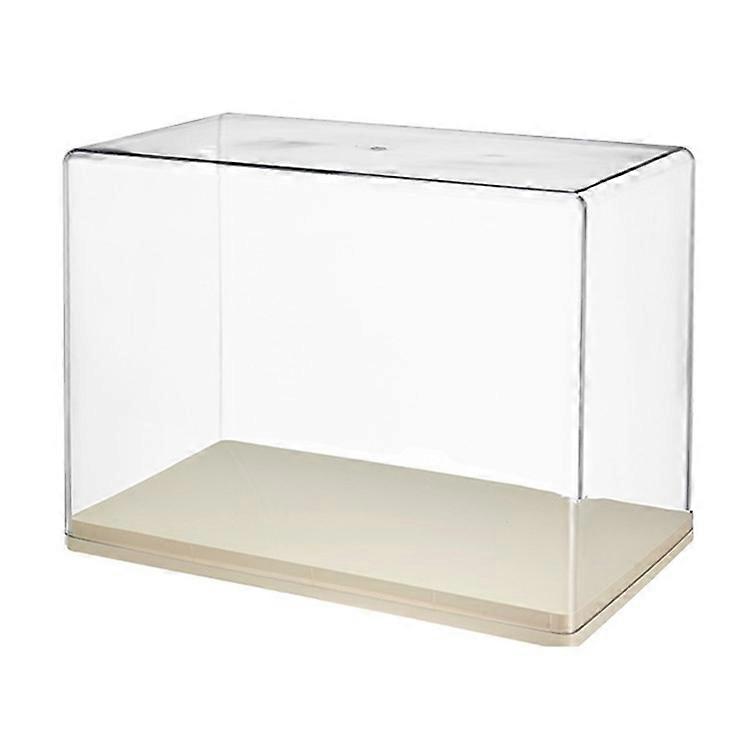 Blind Box Display Case Transparent Figure Collection Storage PET + PS Dust-Proof Showcase Size S