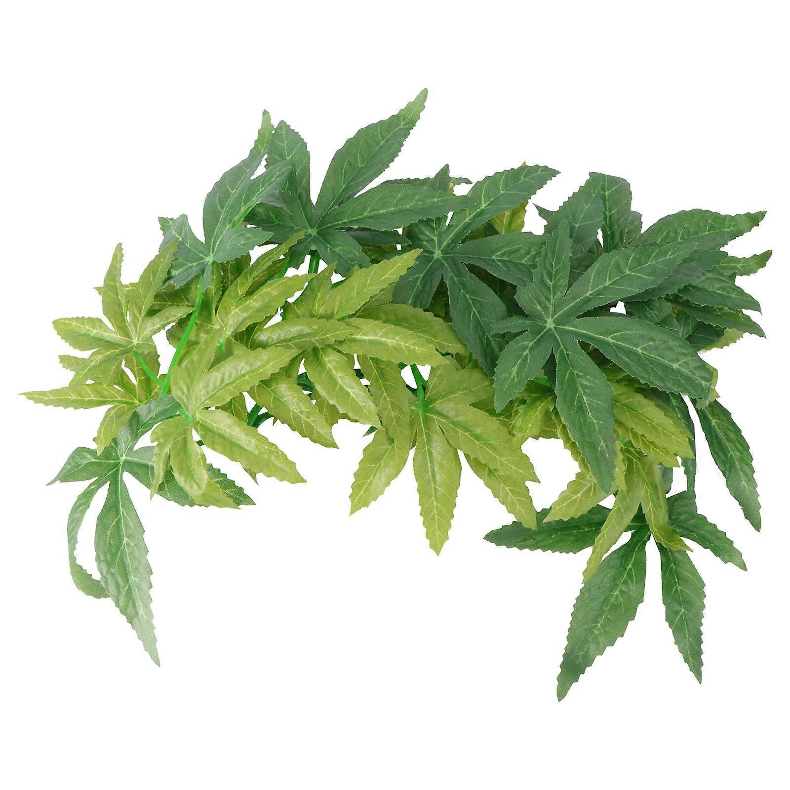 Durable Artificial Plant for Fish Tank Improving Habitat Aesthetics