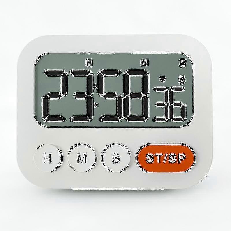 Timer da cucina digitale con ampio display LCD, magnetico, conto alla rovescia su/giù, allarme forte