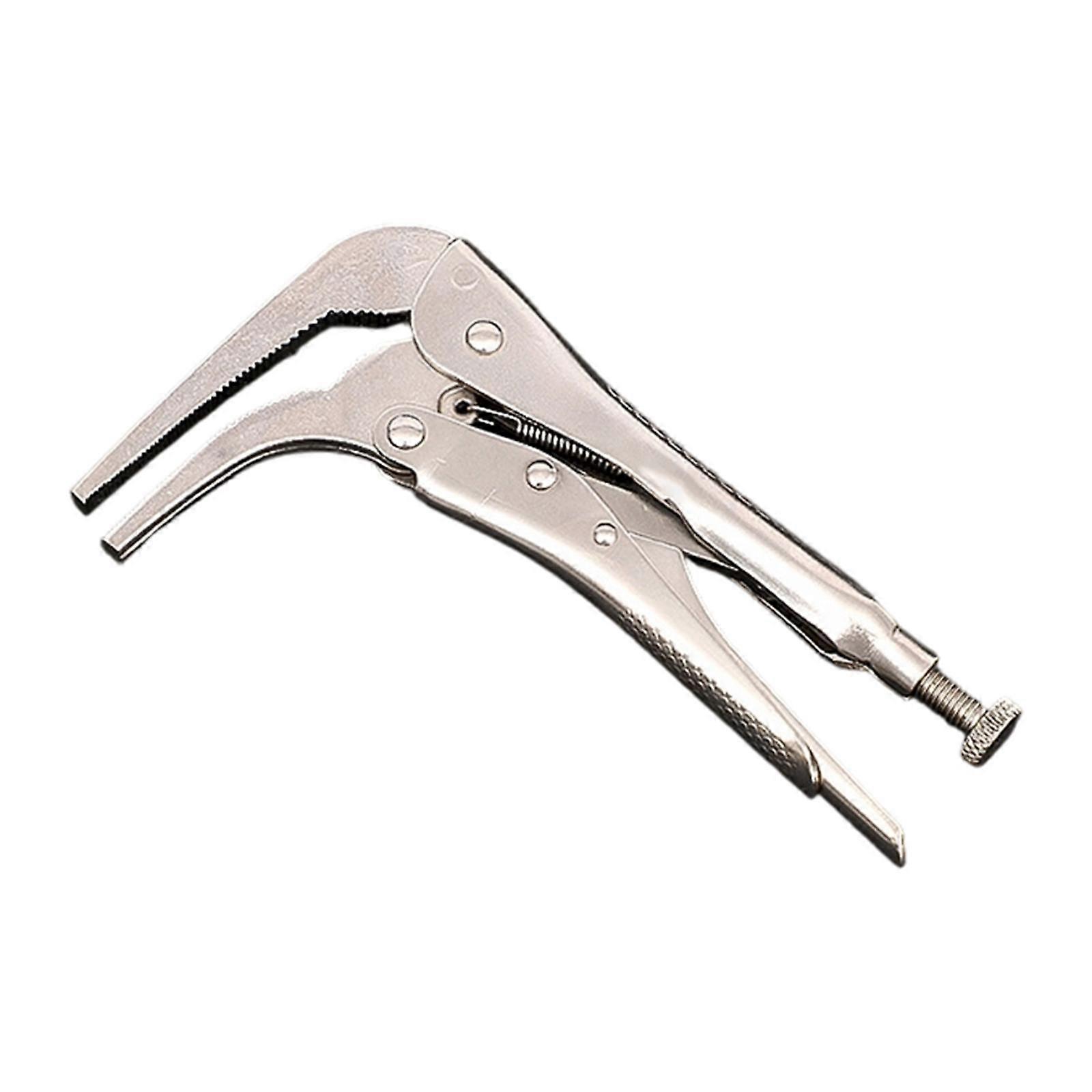 Locking Pliers with Bent Jaw Welding Locking Plier Tool Easy to Use Adjustable