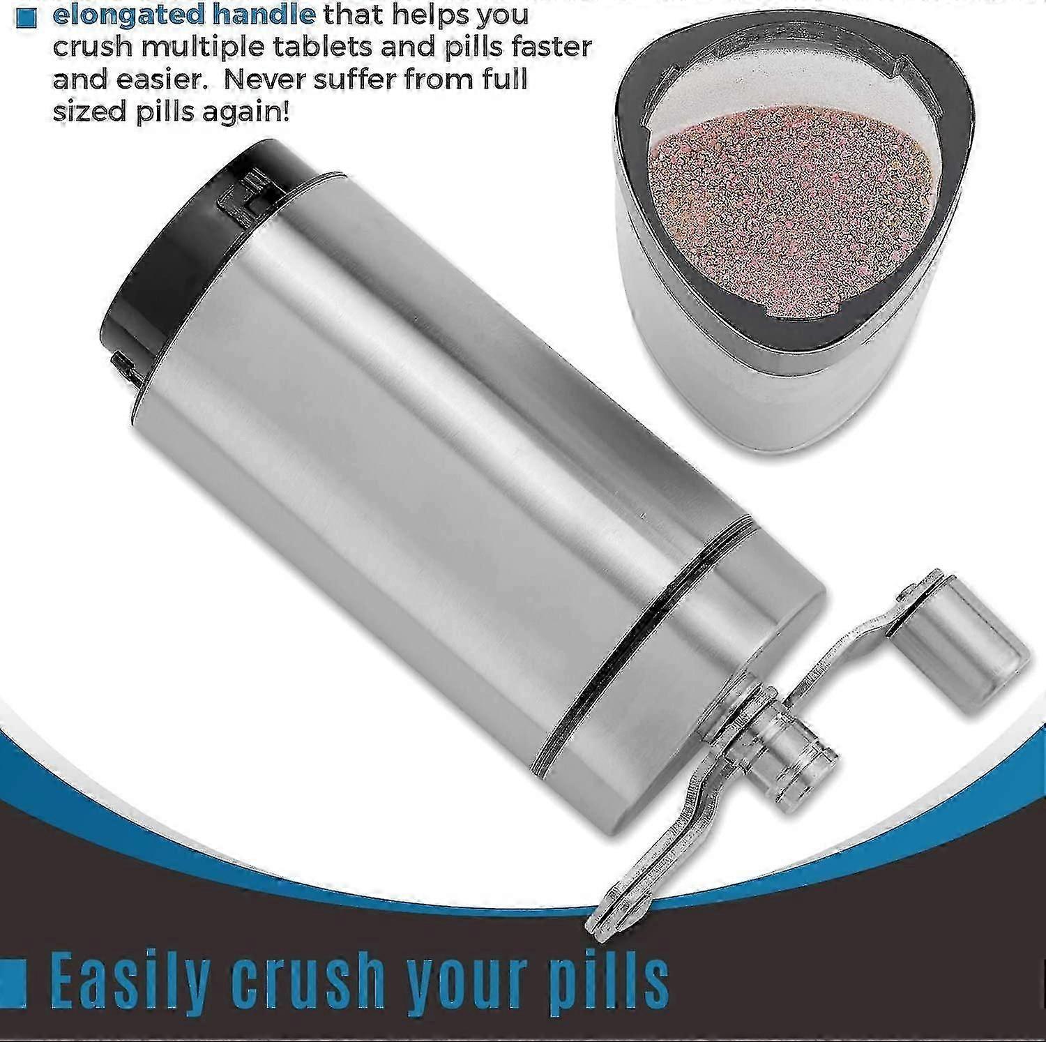 Zk Pilleknuser i rustfritt stål - Glatt knusing for harde piller