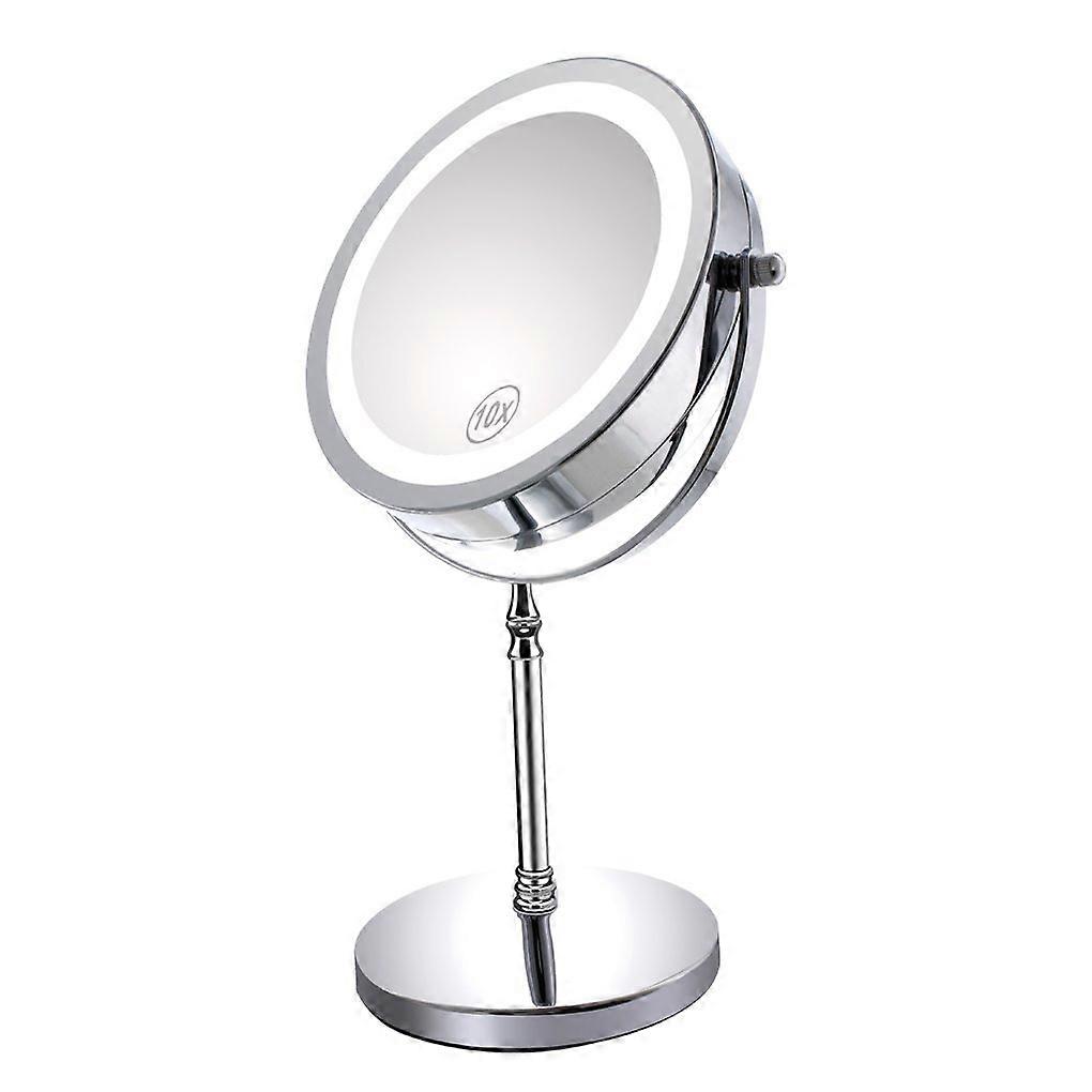 10X Magnifying Makeup Mirror, 7" Double Sided Led Makeup Mirror