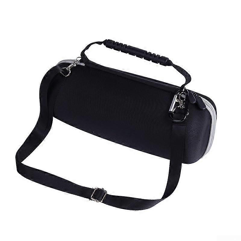 EVA Storage Bag for JBL Charge 6 Portable Speaker, Travel Case with Adjustable Shoulder Strap, Black Color