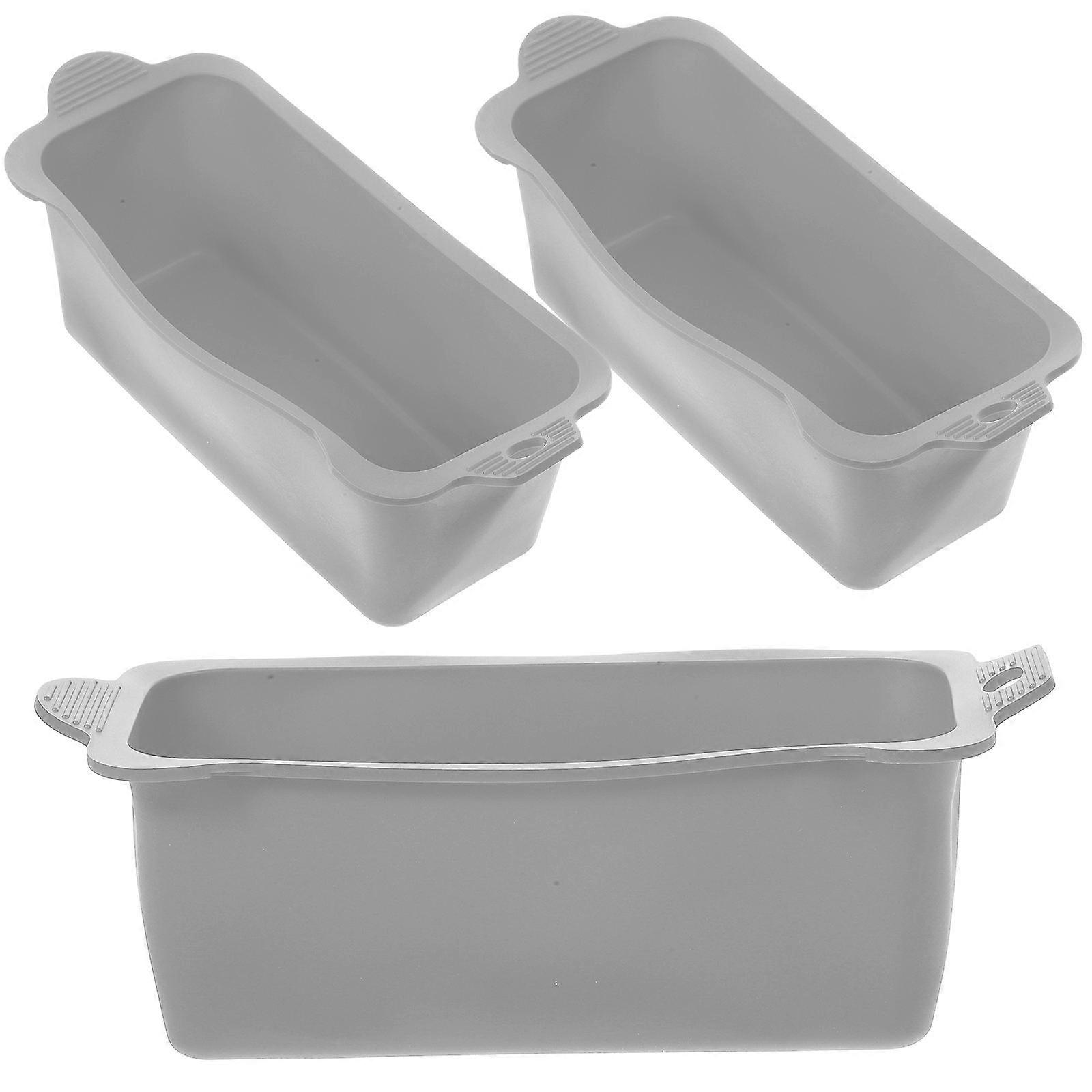 3pcs Reusable Silicone Grease Catcher Liners for BBQ Drip Pan Easy Clean Grill Accessories for Outdoor Grilling Enthusiasts