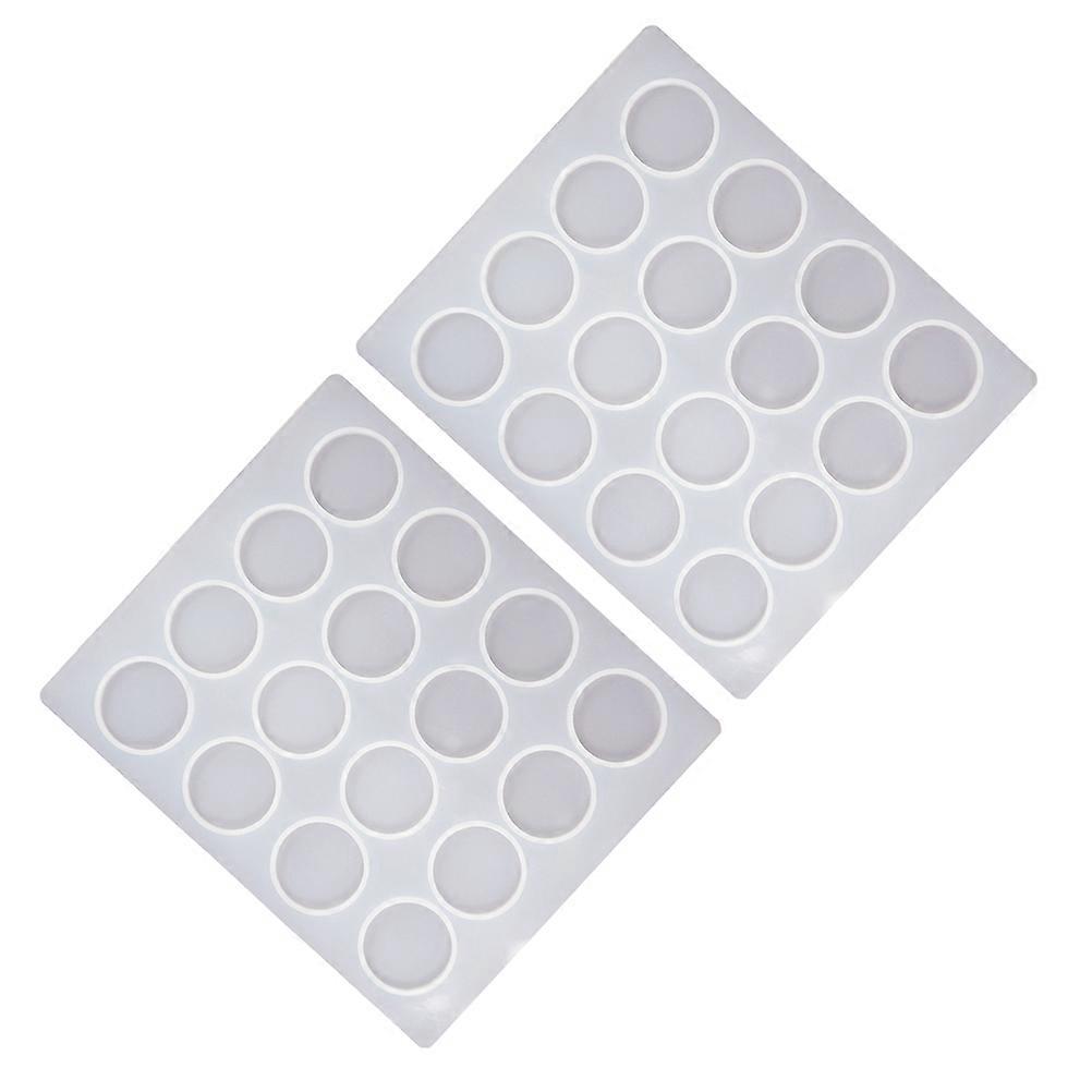 Wax Sealing Tool Silicone Molds Casting Molds For DIY Makers Transparent 20.20X17.00X0.70CM 2Pcs