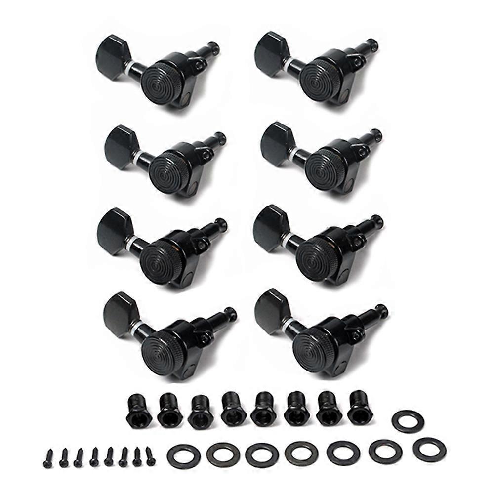 Classical Guitar Tuning Machines Mini Square Head Tuning Pegs Sound Improvement Metal 8Pack For Musicians