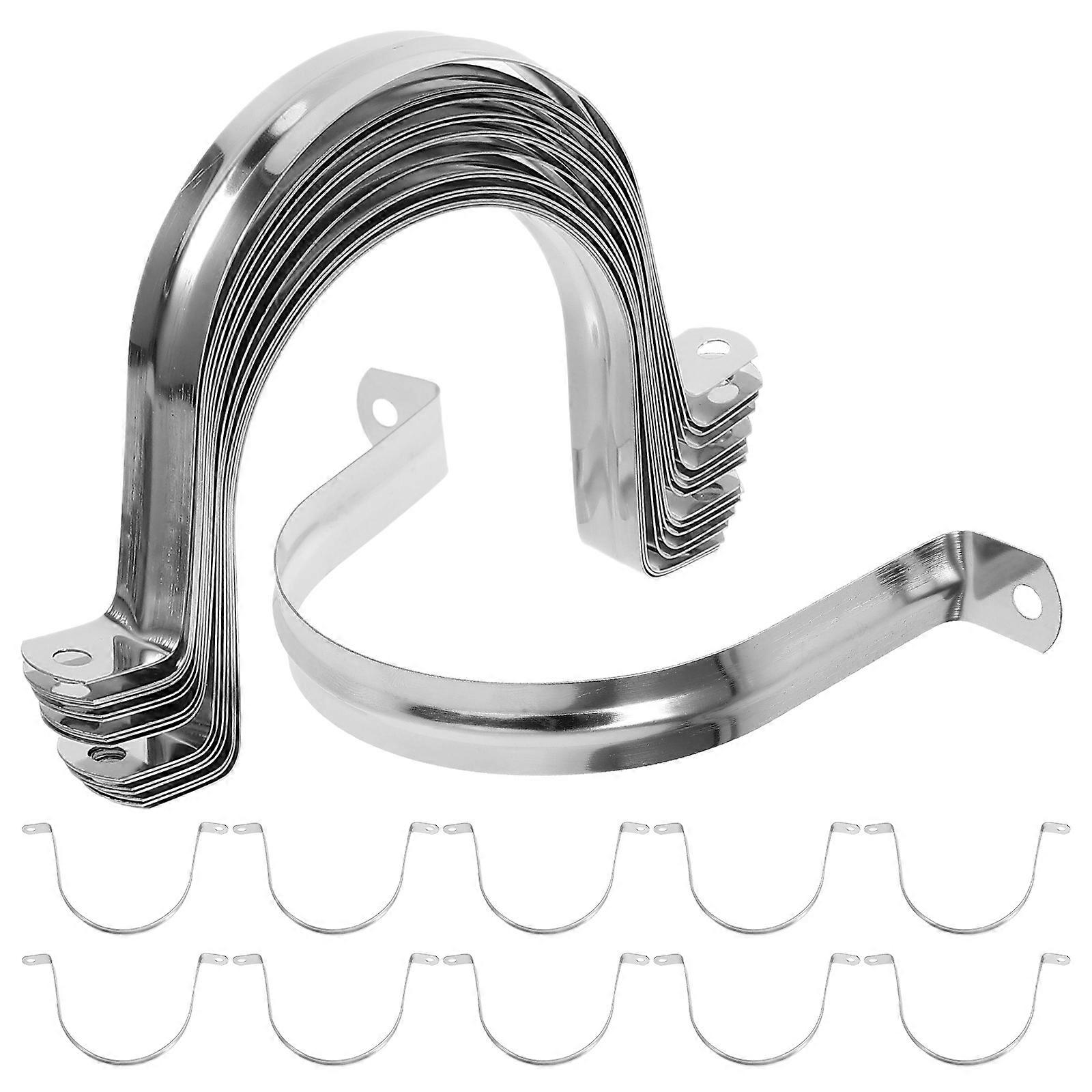 Heavy Duty Hose Clamps Stainless Steel Pipe Fastening Industrial Use Diameter 90Mm 100Pcs