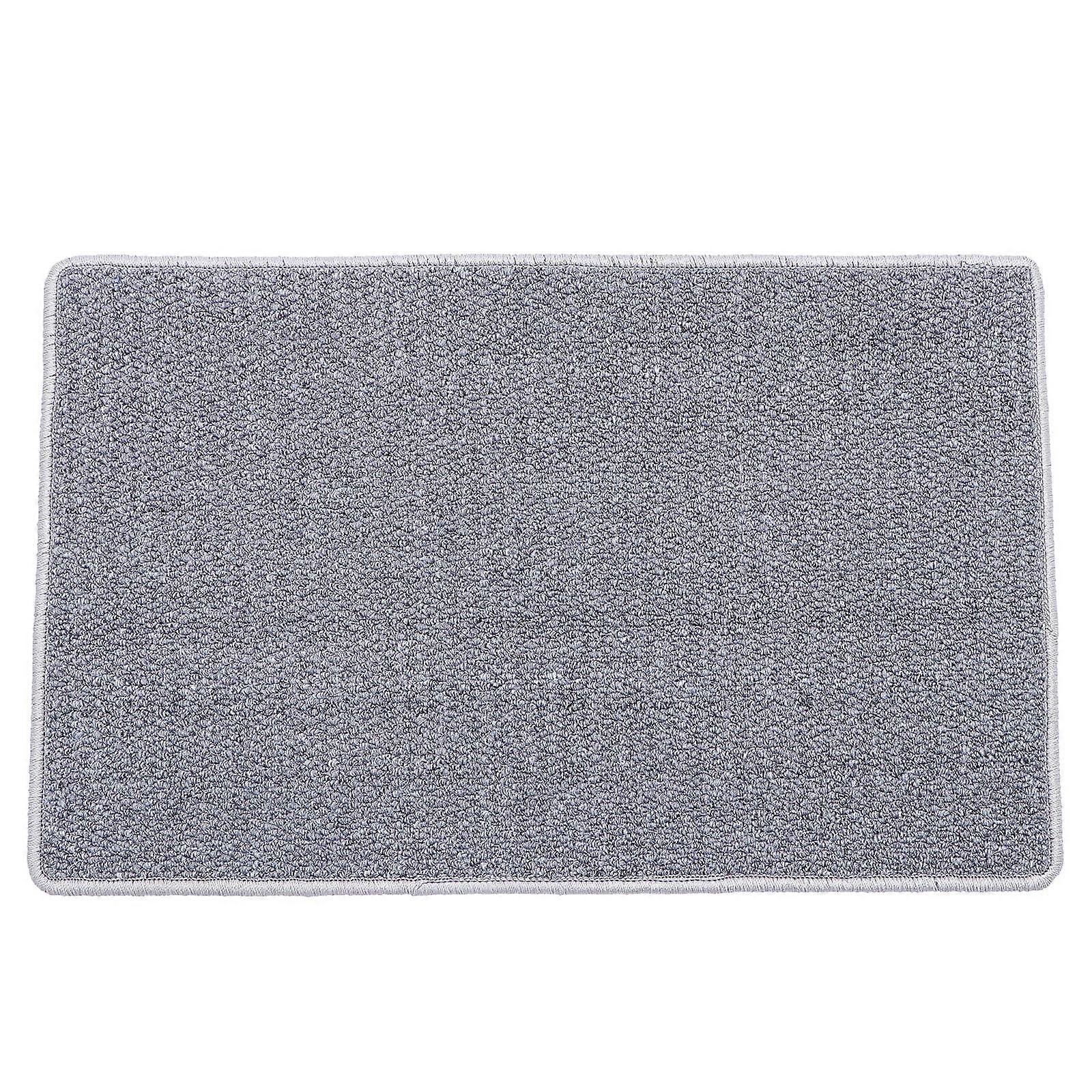 Indoor Floor Rug Simple Practical Non-Slip Easy to Clean Grey 80x50cm 1Pcs
