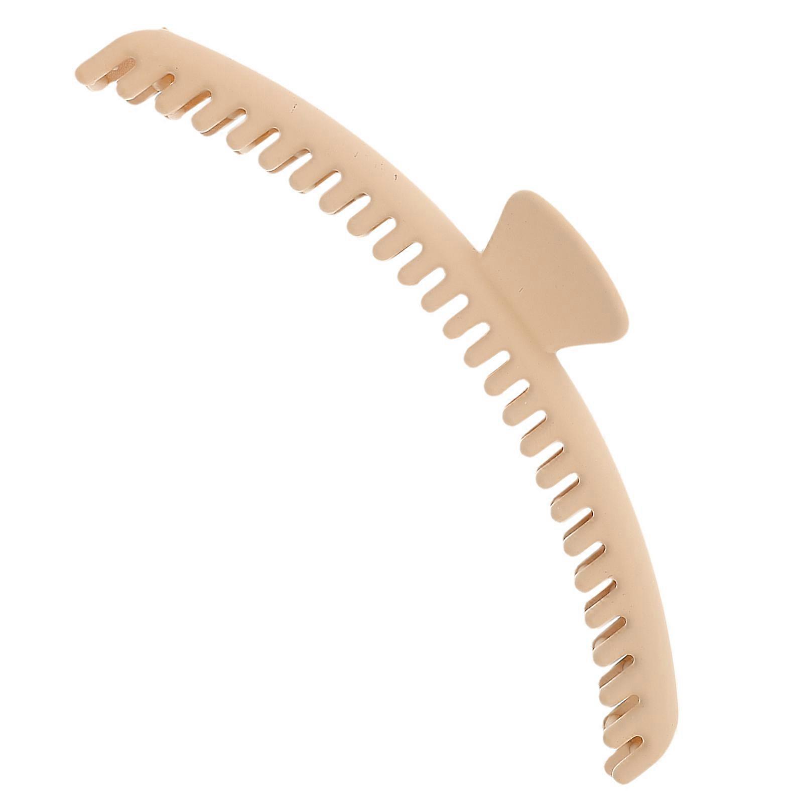 Hair Stylist Clips For Short Hair Users Formal Events Beige Color Plastic Material Elegant Updo 1Pcs